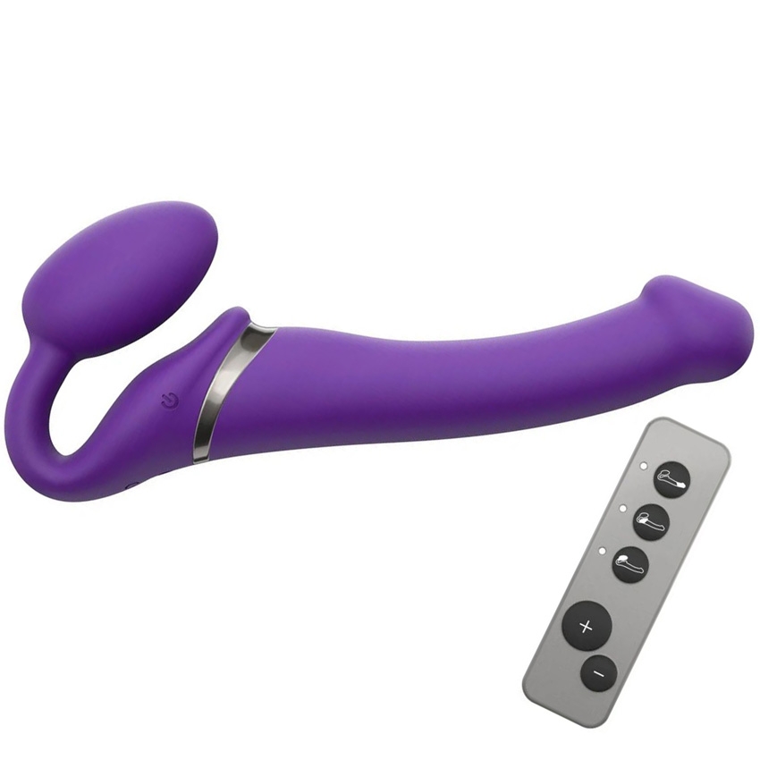 Страпон безремневой Vibrating Strap-on-me L